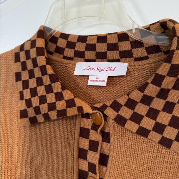 Lisa Says Gah Battenberg Cardigan - Picture 3 of 5